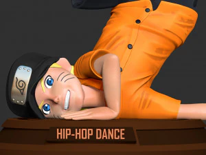 Kid Naruto dances hip-hop 3D Print Model