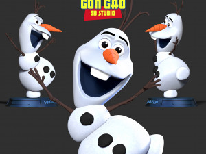 Olaf is happy 3D 打印模型