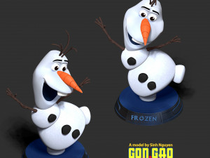 Olaf is happy 3D 打印模型