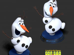 Olavo est&aacute; feliz Modelo de Impressão 3D