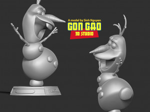 Olaf is happy 3D 打印模型