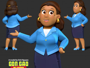 Mayor Goodway - Paw Patrol Fanart Modello di stampa 3D