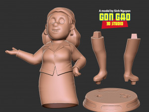 Mayor Goodway - Paw Patrol Fanart Modello di stampa 3D