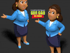 Mayor Goodway - Paw Patrol Fanart 3D Print Model