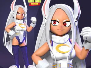 Mirko - My Hero Academia Fanart Modelo de Impressão 3D