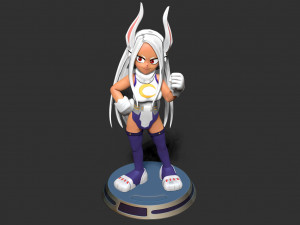 Mirko - My Hero Academia Fanart 3D-Druckmodell
