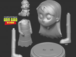 Katie - Paw Patrol Fanart 3D Print Model