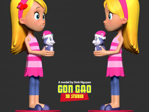 Katie - Paw Patrol Fanart 3D Принт Модель