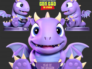 2024 - Year of the dragon 3D प्रिंट मॉडल