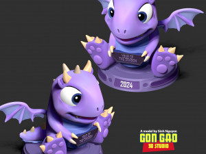2024 - Year of the dragon 3D प्रिंट मॉडल