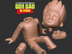 Ryder - Paw Patrol Fanart 3D Print Model