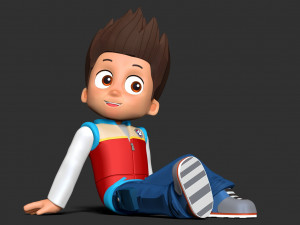 Ryder - Paw Patrol Fanart Modèles 3D en vedette