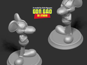 Danger Mouse Fanart 3D Print Model