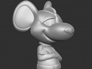Danger Mouse Fanart Modelo de Impressão 3D