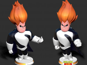 Syndrome - The Incredibles Fanart 3D 프린트 모델