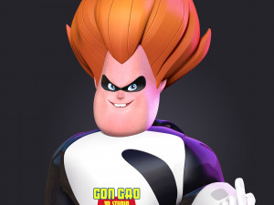 Syndrome - The Incredibles Fanart 3D 프린트 모델