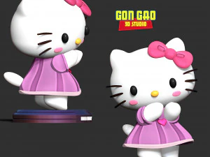 Hello Kitty is a ballerina 3D Print Model
