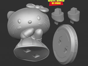 Hello Kitty is a ballerina 3D Print Model