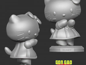 Hello Kitty is a ballerina 3D Print Model