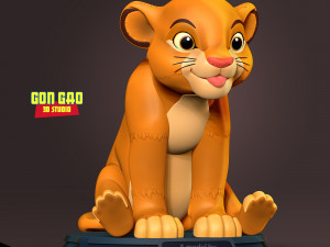 Kid Simba 3D 打印模型