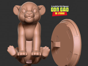 Kid Simba Model do druku 3D