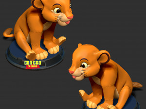 Kid Simba Model do druku 3D
