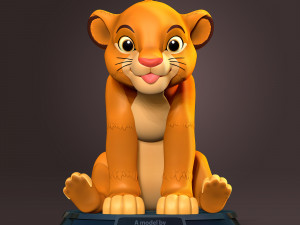Kid Simba Model do druku 3D