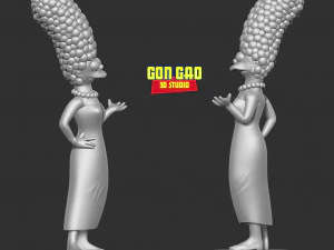 マージ・シンプソン 3Dプリントモデル