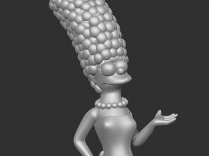 Marge Simpson 3D Print Model