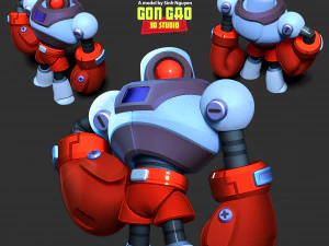 Melee Robot - Brawl Stars 3D Print Model