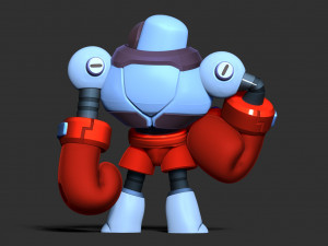 Melee Robot - Brawl Stars 3D Baskı Modeli