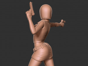 Female assassin Remake 3D प्रिंट मॉडल