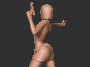 Female assassin Remake 3D Print Model