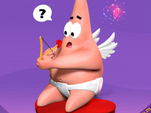 Cupid Patrick Star 3D-printmodel