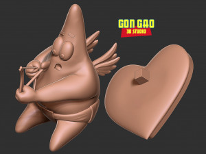 Cupid Patrick Star 3D प्रिंट मॉडल