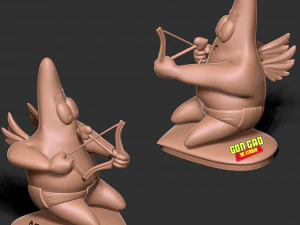 Cupid Patrick Star 3D Print Model