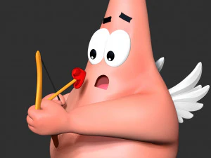 Cupid Patrick Star 3D Print Model