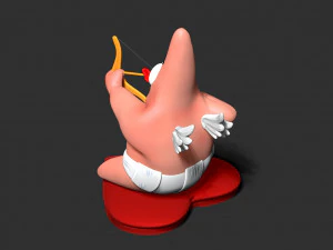 Cupid Patrick Star 3D Print Model