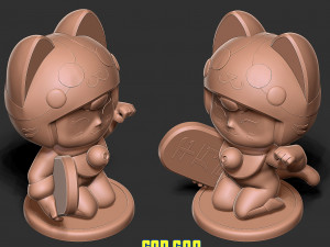 Lucky Cat Neko Bea 3D-Druckmodell