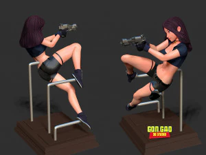 Black Widow Stylized - Remake 3D Print Model
