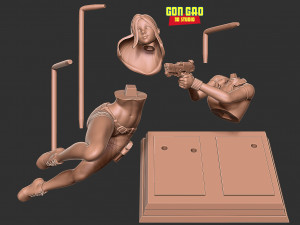 Black Widow Stylized - Remake 3D Принт Модель