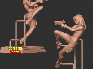 Black Widow Stylized - Remake 3D Print Model