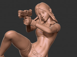 Black Widow Stylized - Remake 3D Принт Модель