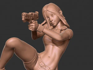 Black Widow Stylized - Remake 3D Print Model