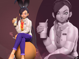 Winter Girl 3D Принт Модель