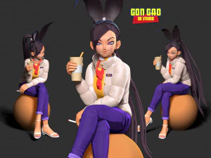 Winter Girl 3D Print Model