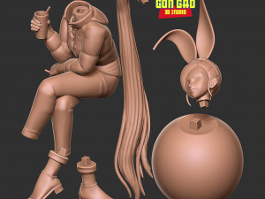 Winter Girl Modelo de Impressão 3D