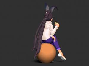 Winter Girl 3D Print Model