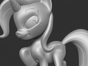 Trixie - Little Pony 3D Druckmodell