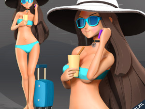 Beauty bikini 3D Принт Модель